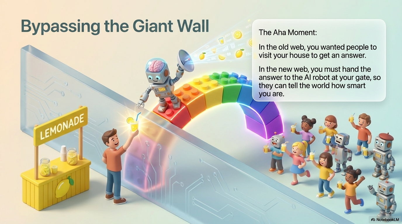 Bypassing the giant wall — hand the answer to the AI at the gate