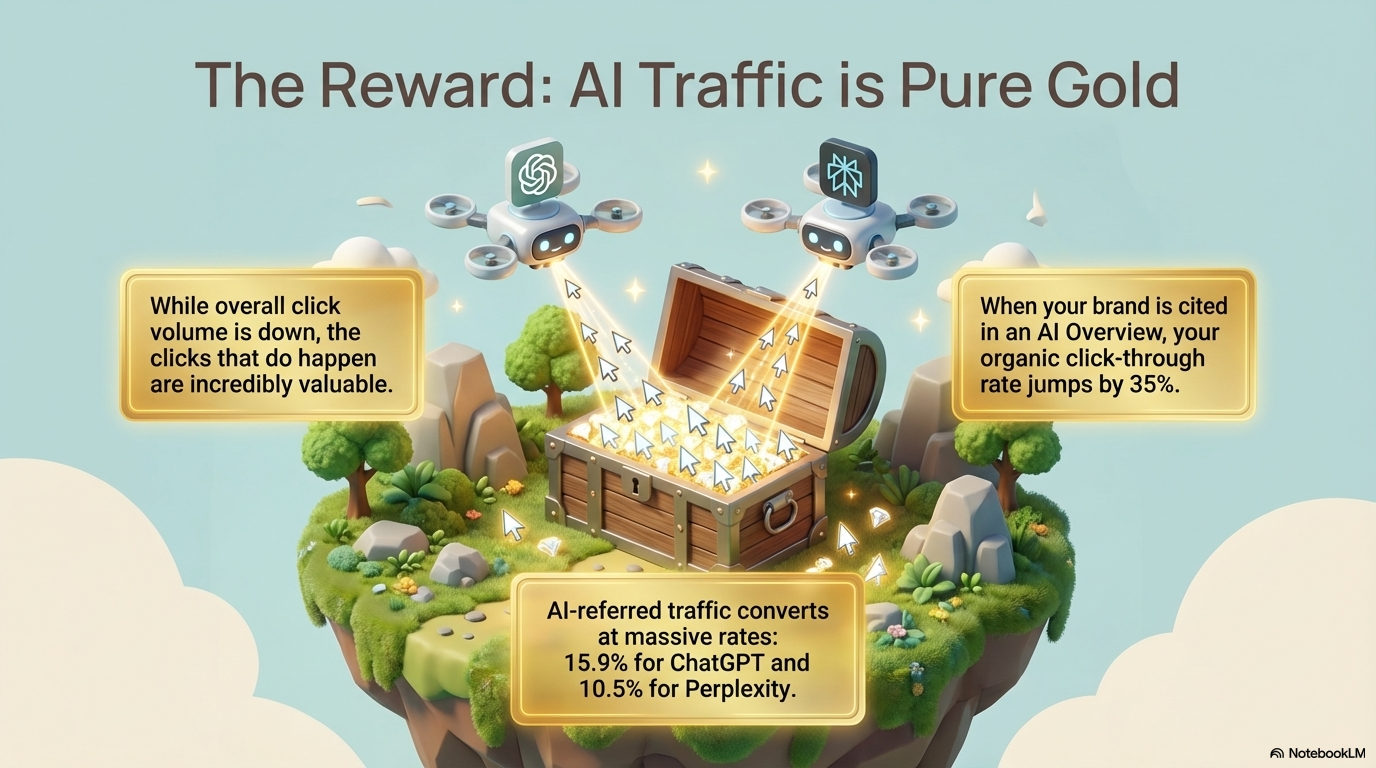 AI traffic is pure gold — conversion rates for AI referrals