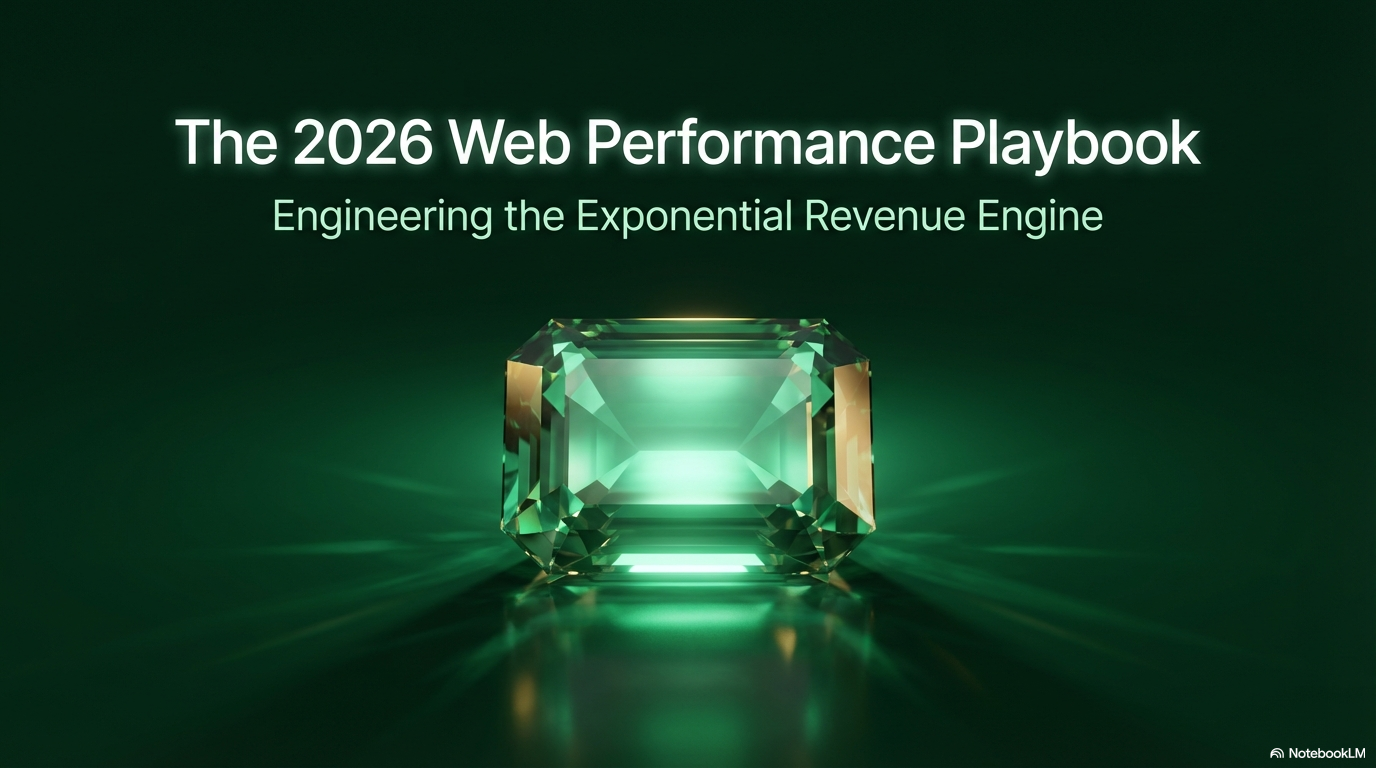 The 2026 Web Performance Playbook — Engineering the Exponential Revenue Engine